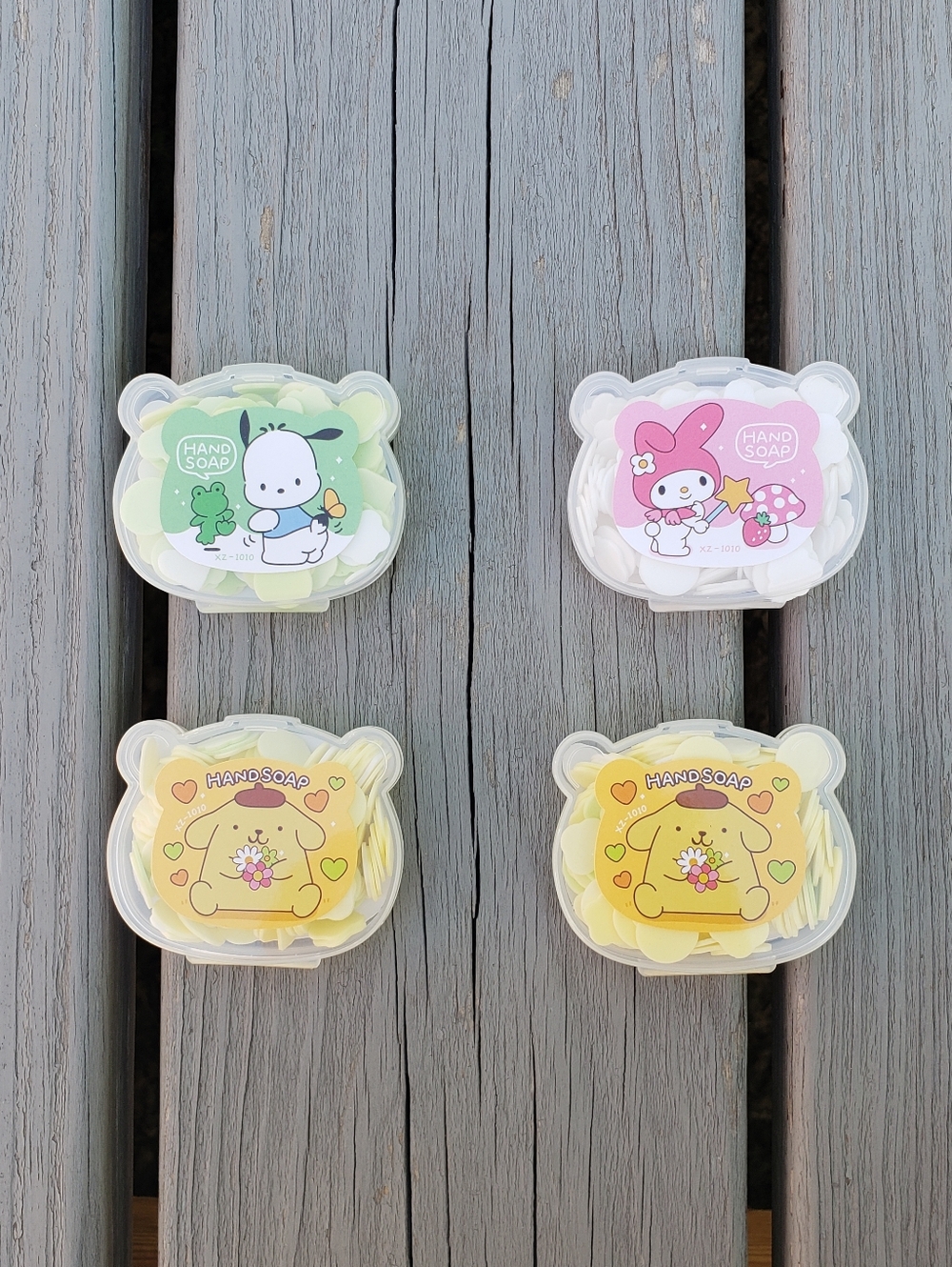 Sanrio Characters My Melody & Friends Hand Soap - Set Of 4